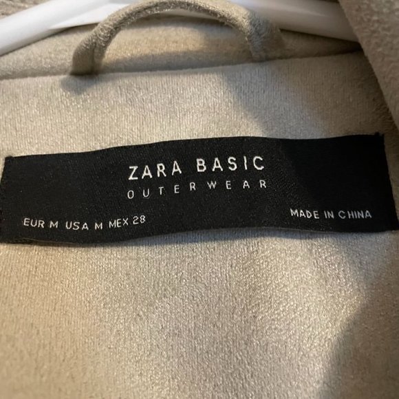 Zara suede moto-jacket - Picture 2 of 4
